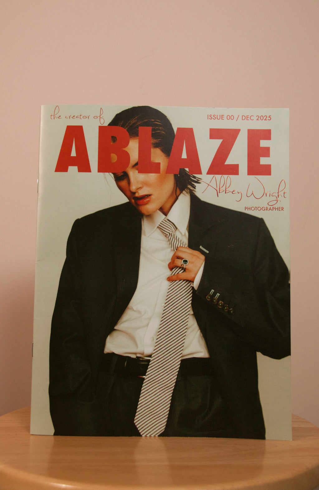 Magazine cover of 'Ablaze' 