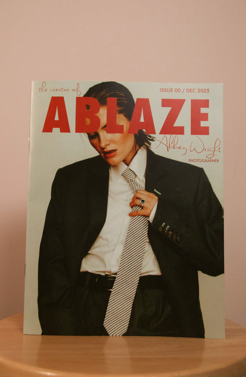 Magazine cover of 'Ablaze' 